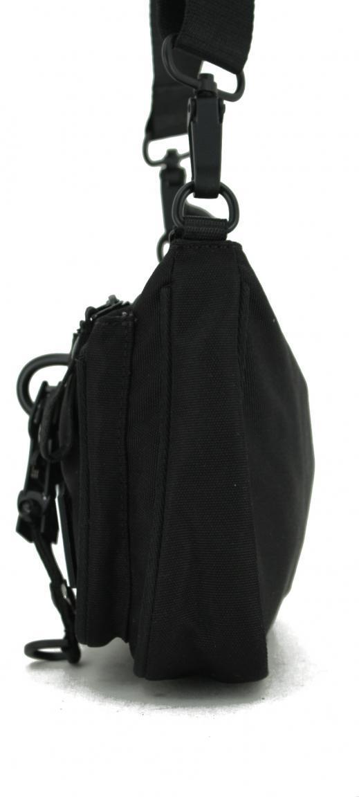 Clutch George Gina & Lucy 24U All in Black GG&L schwarz abnehmbare Geldbörse