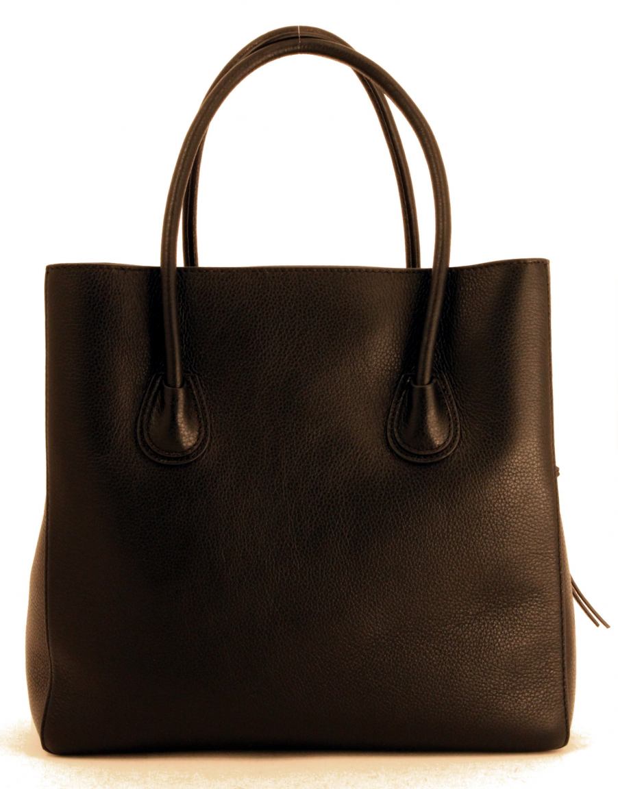 Coccinelle Celly Ledertasche L Henkel Flieder