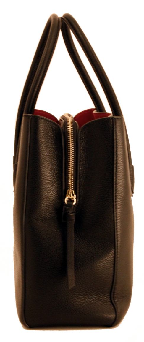 Coccinelle Celly Ledertasche L Henkel Flieder