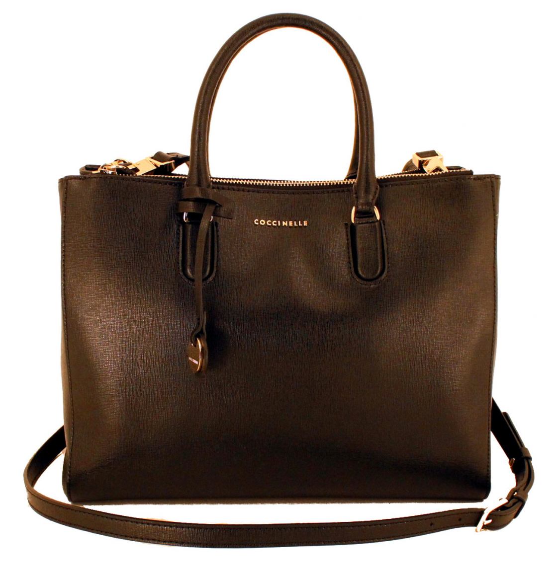 Coccinelle Clementine Kurzgrifftasche Leder Reißverschluss Rot