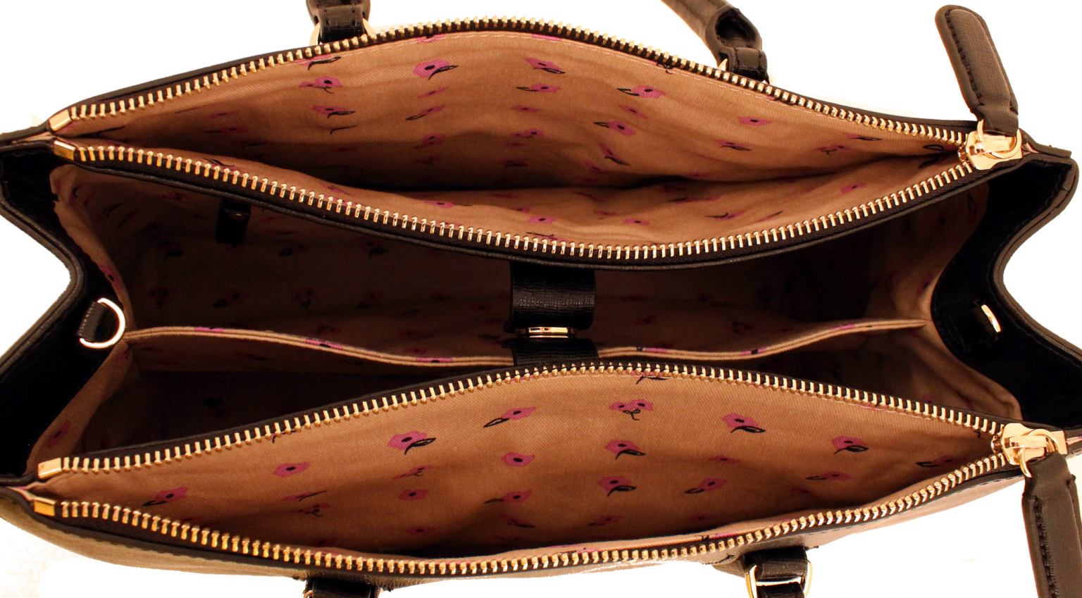 Coccinelle Clementine Kurzgrifftasche Leder Reißverschluss Rot