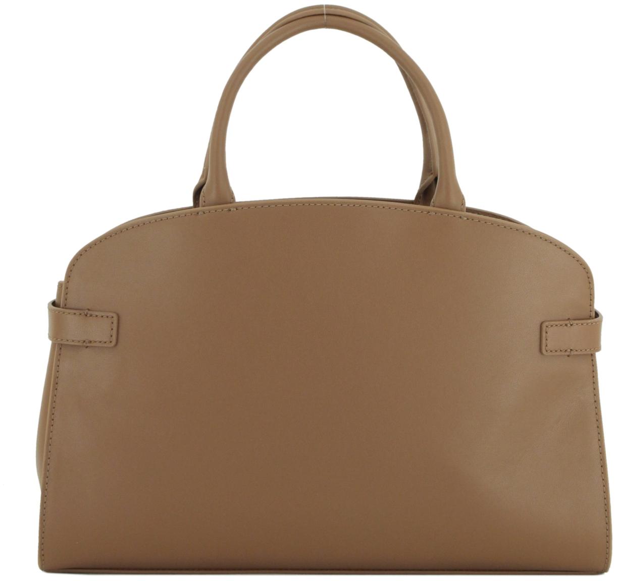 Coccinelle Kurzgrifftasche Sabine dunkelblau elegant Echtleder