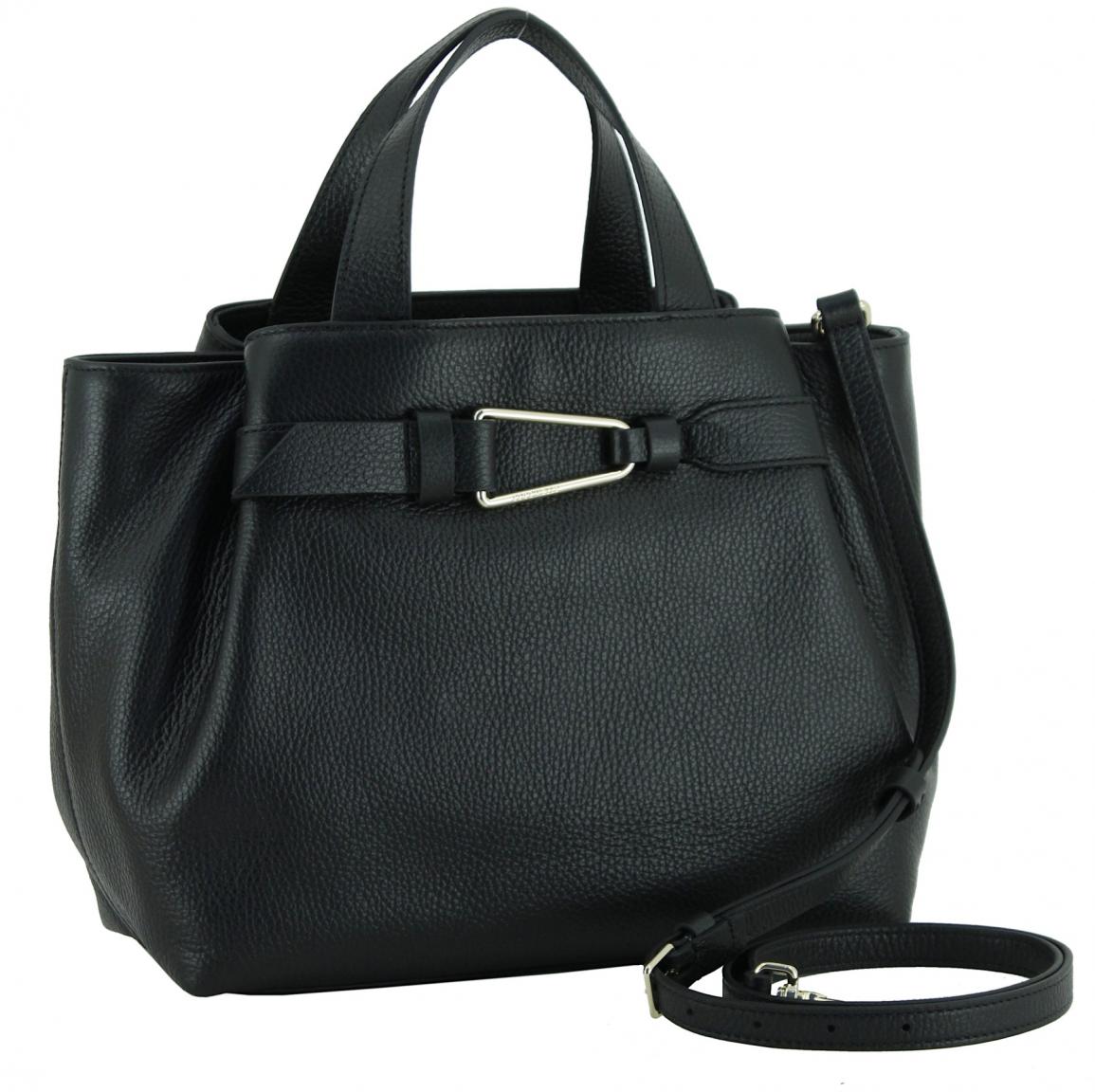 Coccinelle Malory Small Henkeltasche schwarz Echtleder