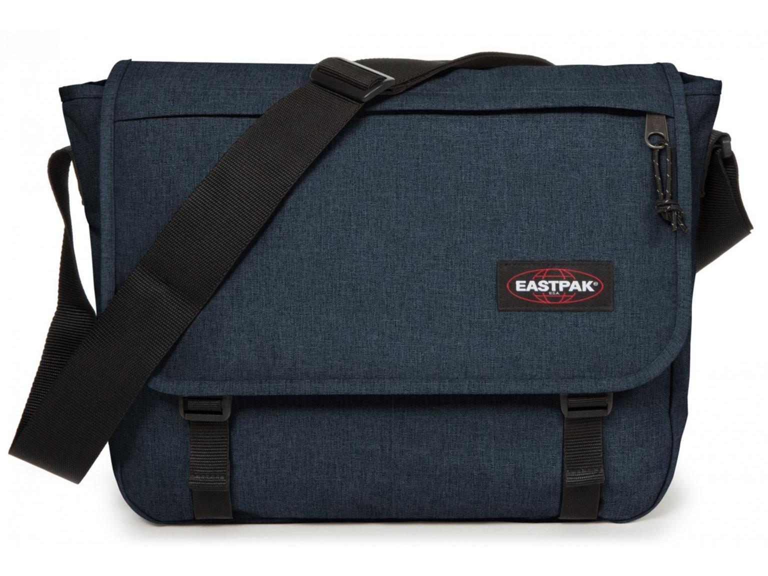 Collegetasche blau Delegate Eastpak Laptopfach Triple Denim