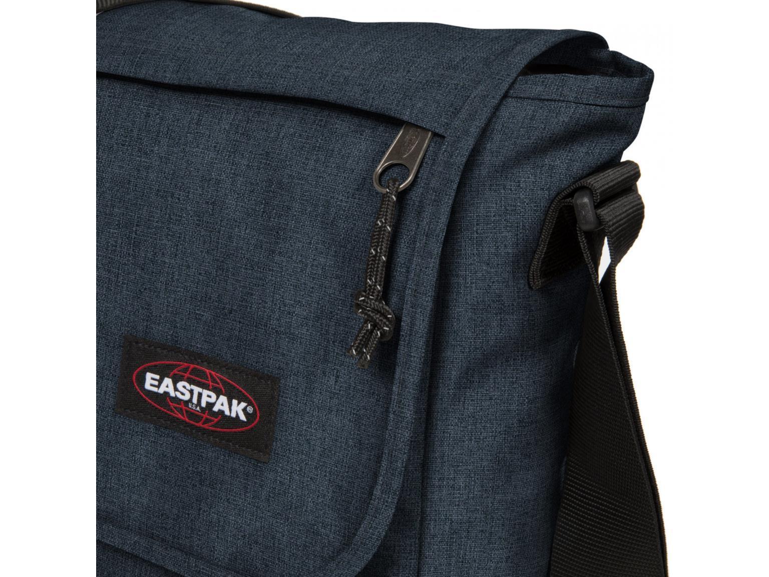 Collegetasche blau Delegate Eastpak Laptopfach Triple Denim