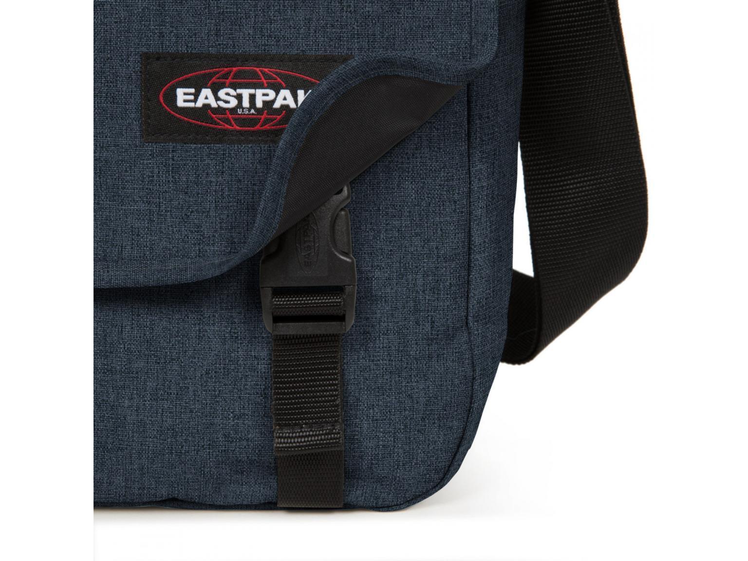 Collegetasche blau Delegate Eastpak Laptopfach Triple Denim