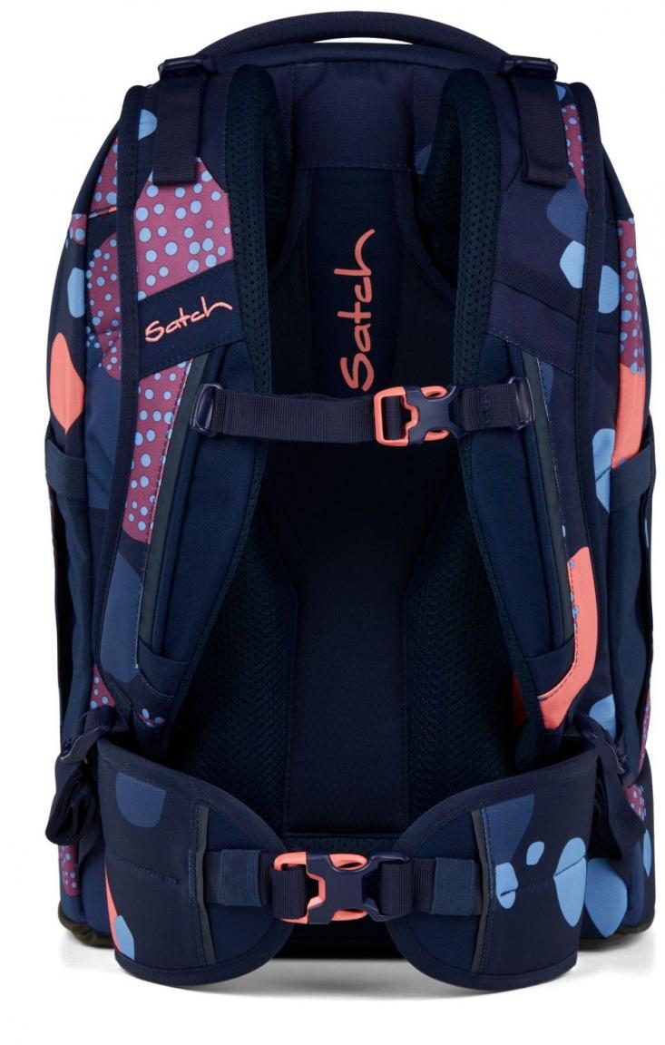 Coral Reef Schulranzen Satch Pack Ready to Swap dunkelblau