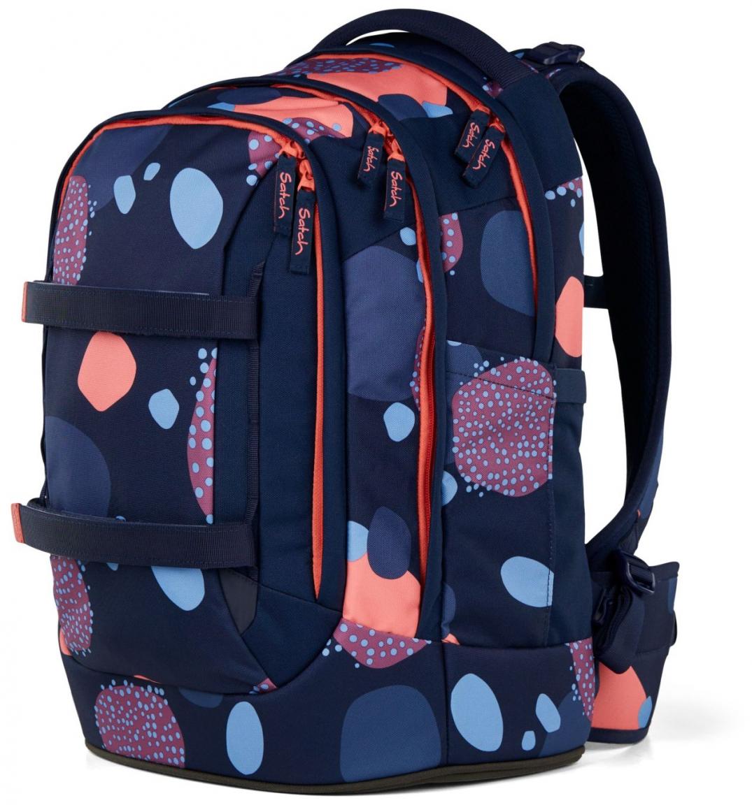 Coral Reef Schulranzen Satch Pack Ready to Swap dunkelblau