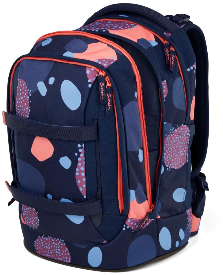 Coral Reef Schulranzen Satch Pack Ready to Swap dunkelblau