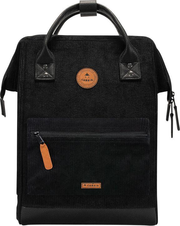 Cordsamt Schwarz Cabaia Black Backpack Brighton 