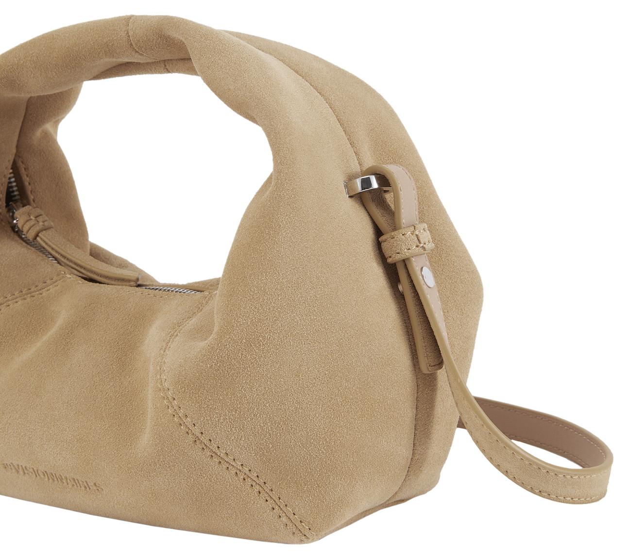 Croissant Bag Veloursleder Les Visionnaires Icon Cozy camel
