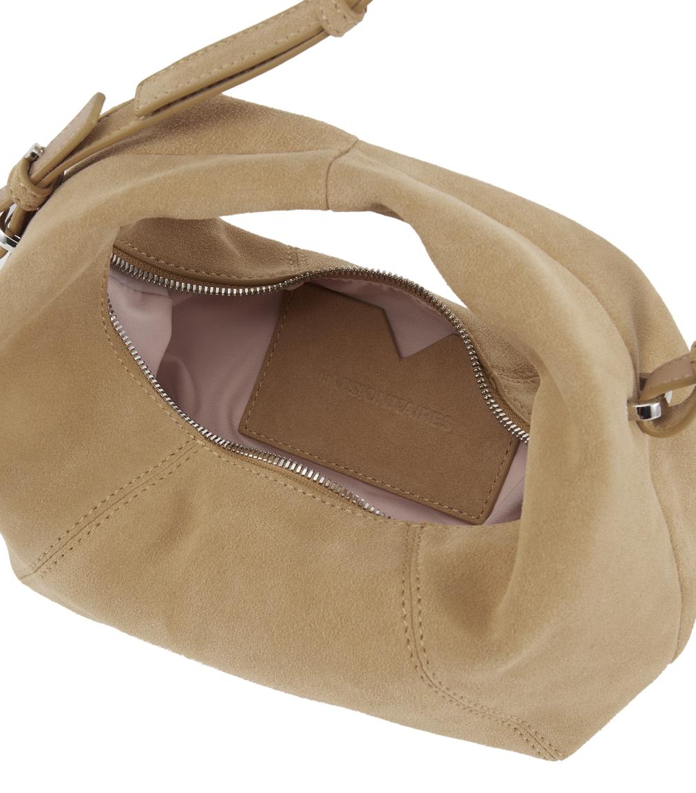 Croissant Bag Veloursleder Les Visionnaires Icon Cozy camel