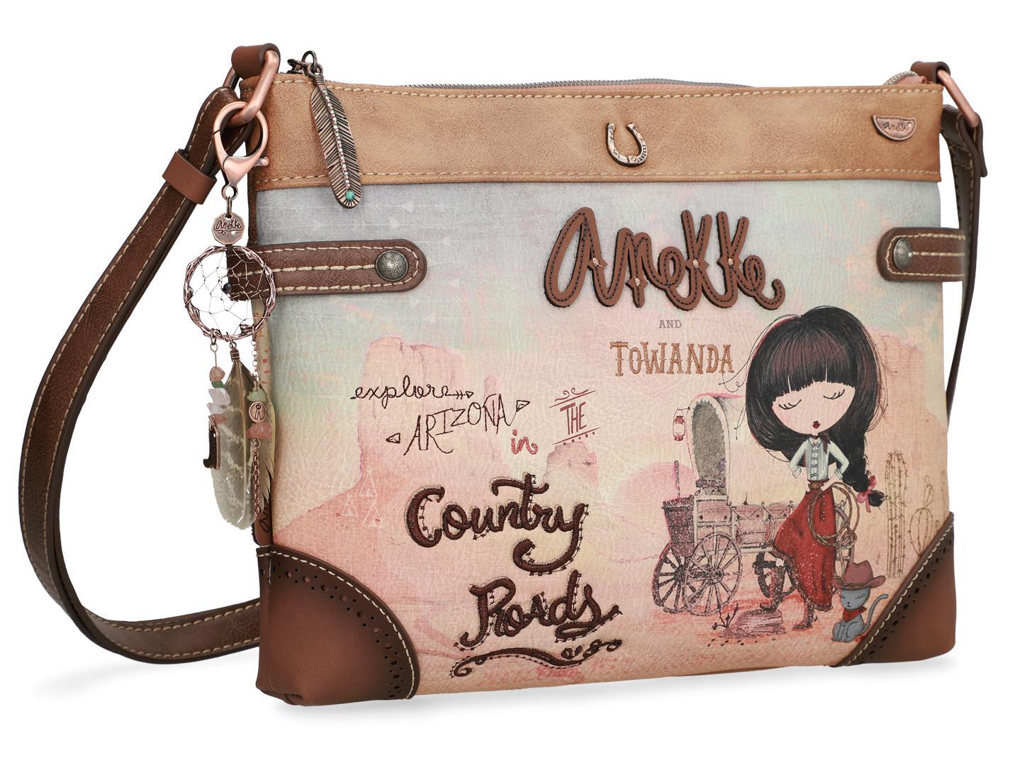 Crossbody Bag Anekke Arizona Country Roads echte Feder