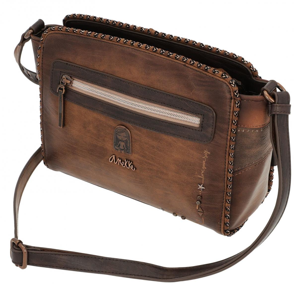 Crossbody Bag Anekke braun Nature 50 aus recyceltem Material