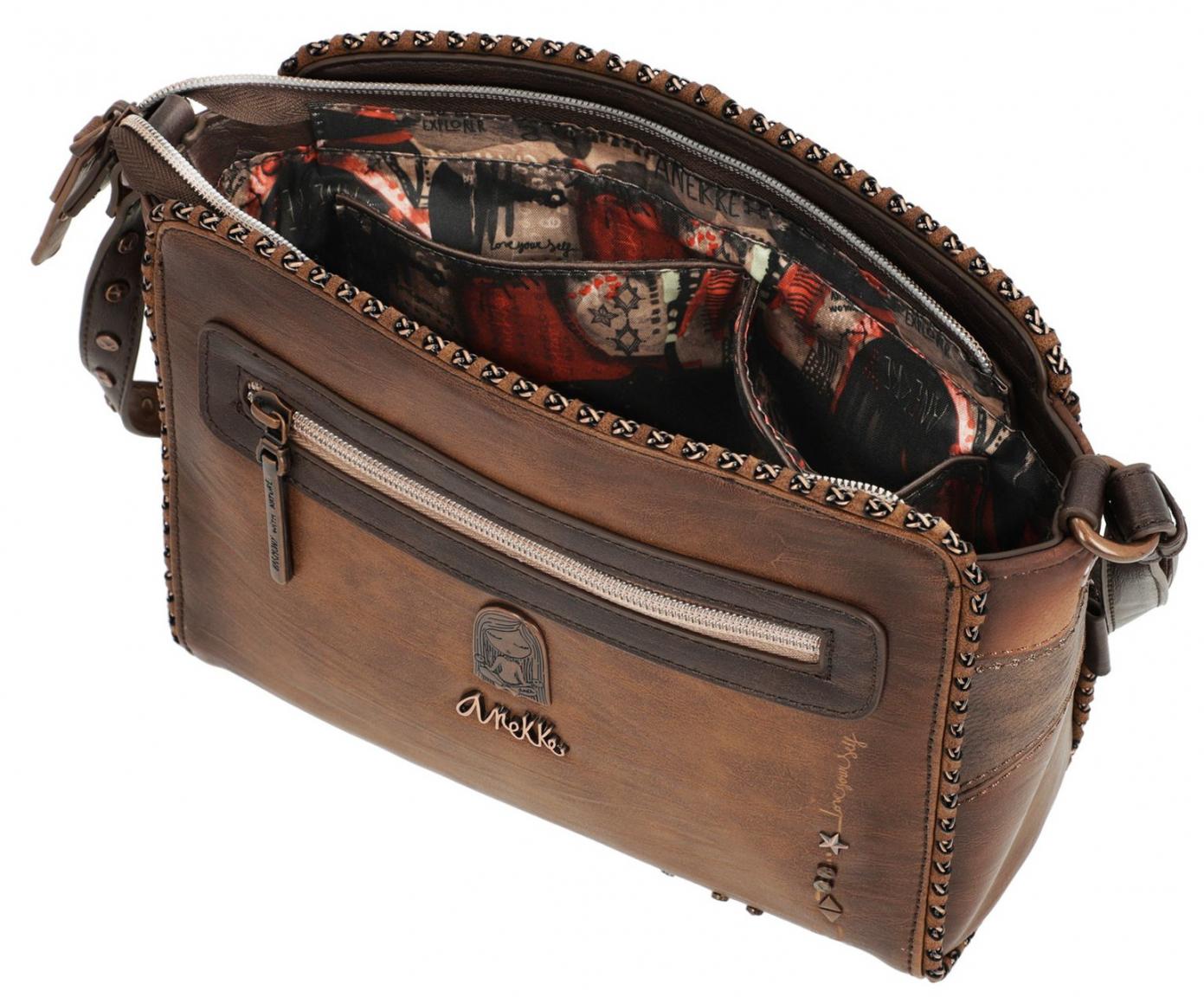 Crossbody Bag Anekke braun Nature 50 aus recyceltem Material