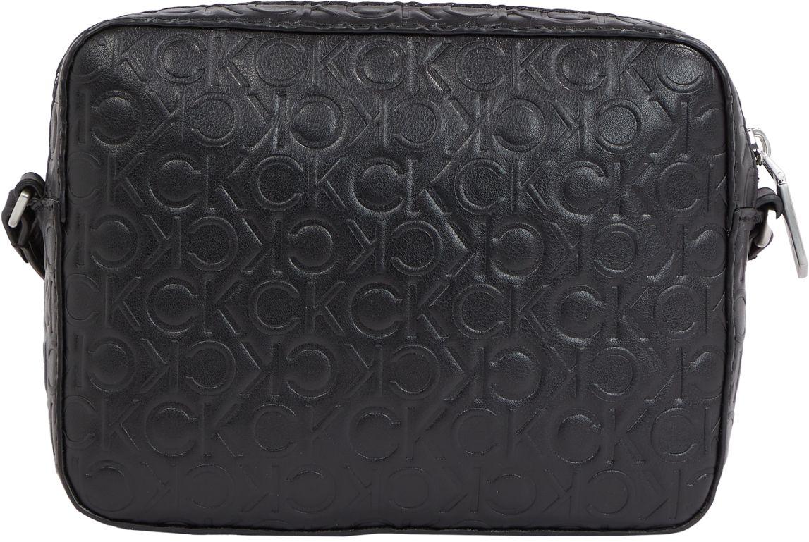 Crossbody Bag Calvin Klein Re-Lock Camera Bag schwarz geprägt