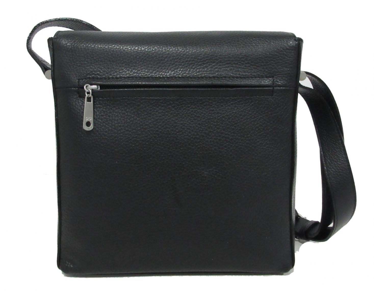 Crossbody Bag GiGi Fratelli Black mit Überschlag schwarz