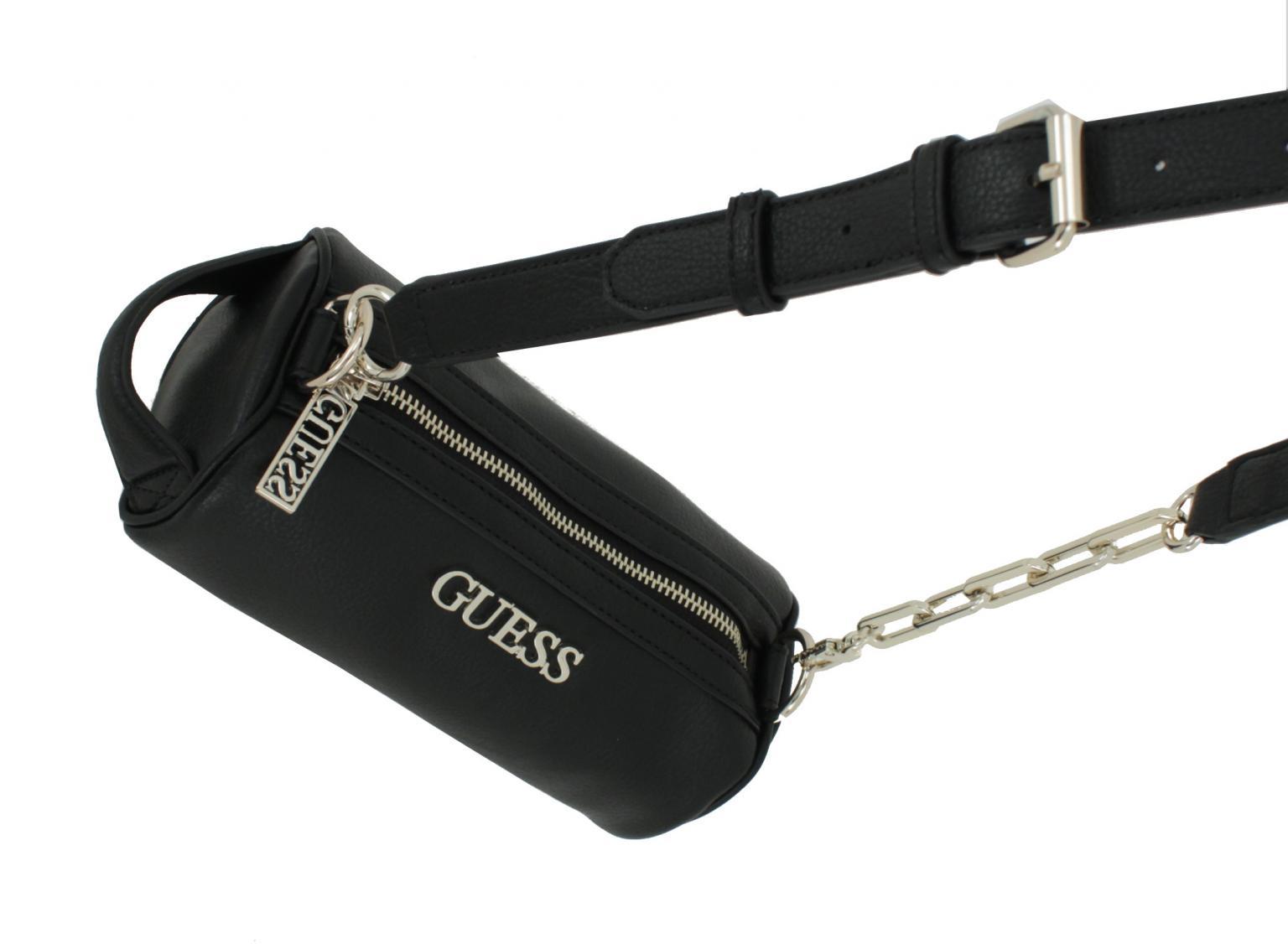 Crossbody Bag Guess Manhattan Black Kette Rolle