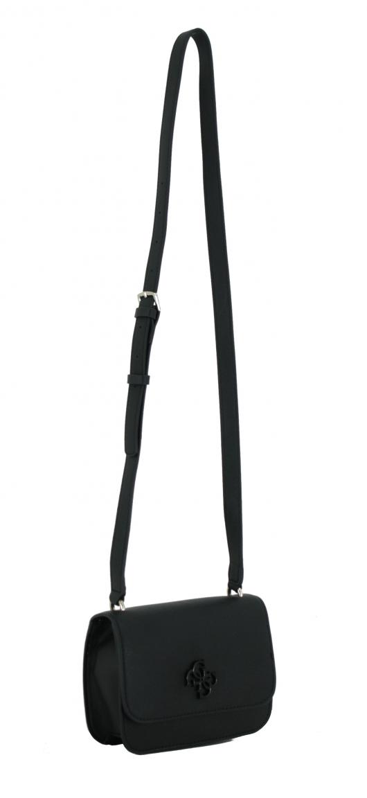 Crossbody Bag Guess Noelle mini Coal Grau Schwarz