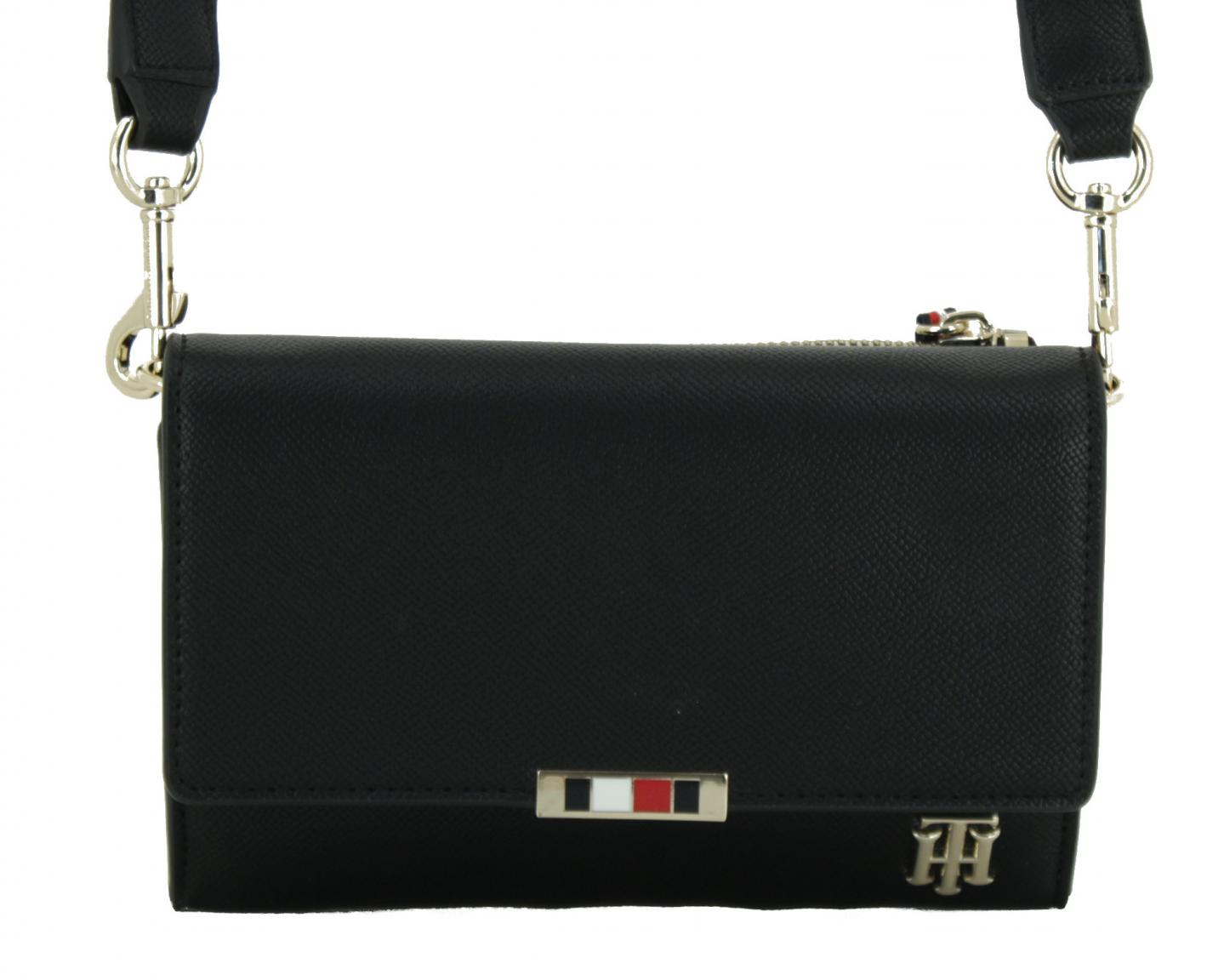 Crossbody Bag Tommy Hilfiger Saffiano Black Schwarz