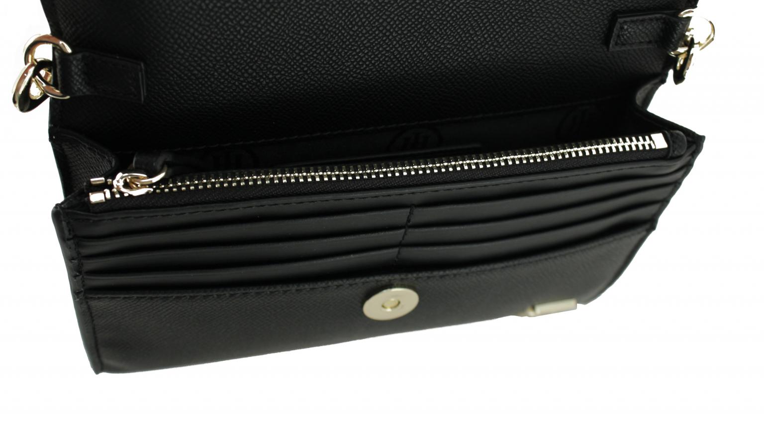 Crossbody Bag Tommy Hilfiger Saffiano Black Schwarz