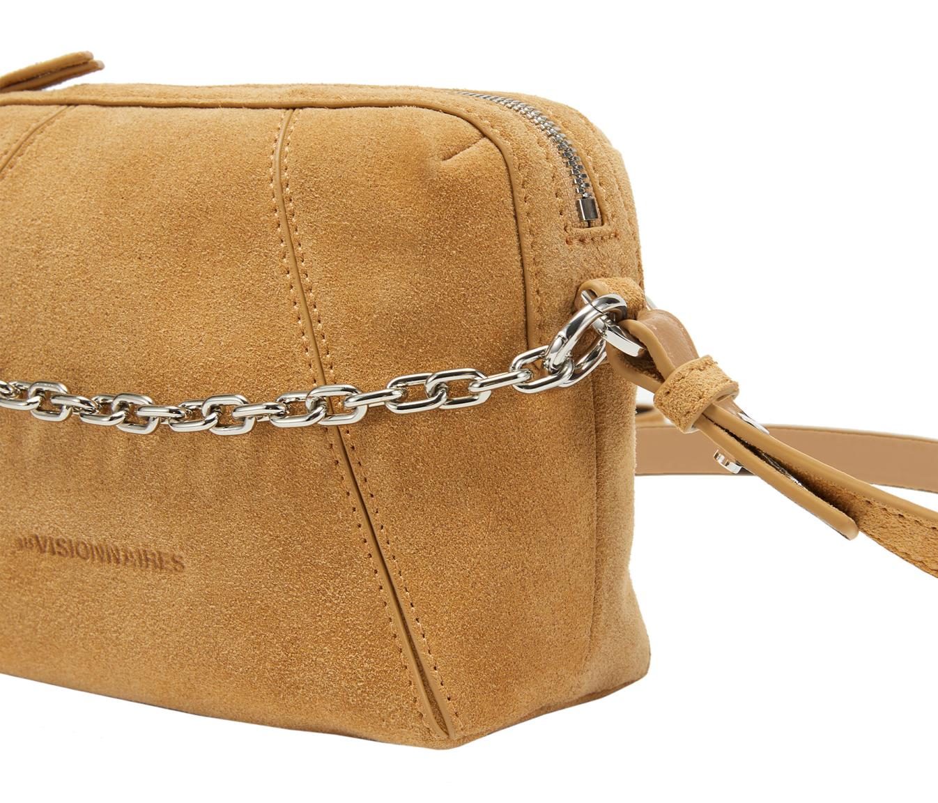 Crossbody Bag Velours Les Visionnaires Cozy Chain Lynn camel Soft Tan