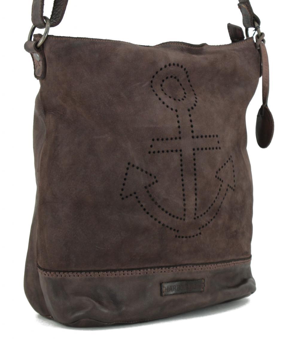 Crossbody BigBag Harbour 2nd NewLines Dolphin Brown Retro