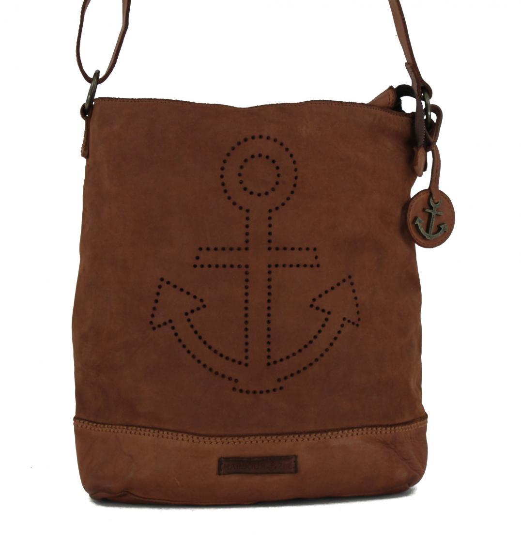 Crossbody BigBag Harbour 2nd NewLines Dolphin Brown Retro