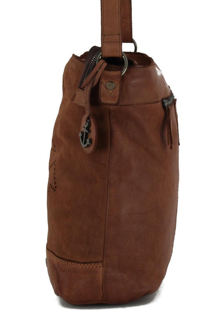 Crossbody BigBag Harbour 2nd NewLines Dolphin Brown Retro