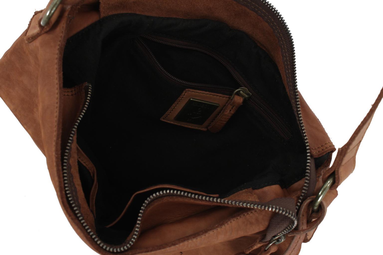 Crossbody BigBag Harbour 2nd NewLines Dolphin Brown Retro