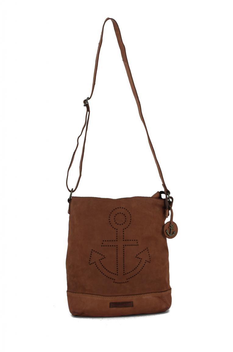 Crossbody BigBag Harbour 2nd NewLines Dolphin Brown Retro