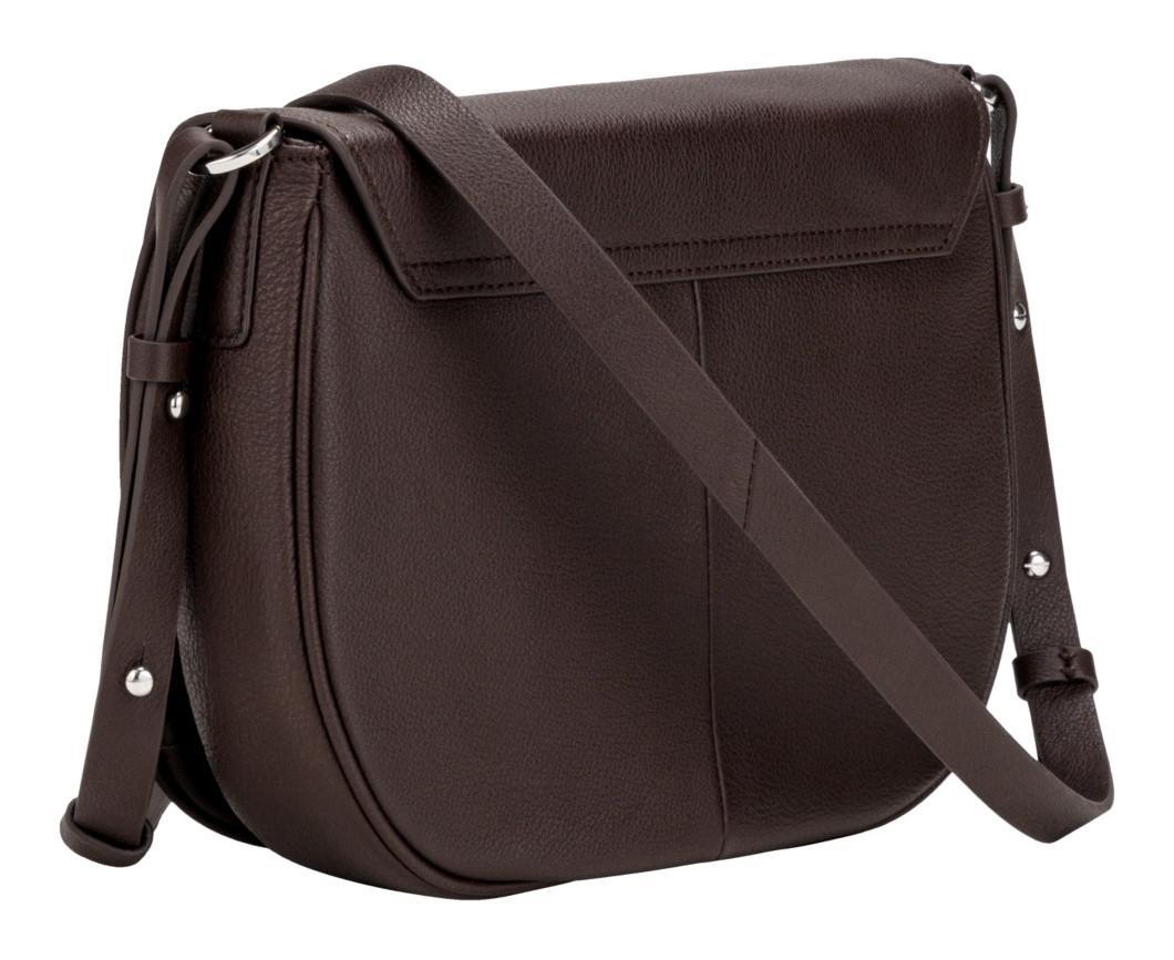 Crossbody Tasche Liebeskind Round Love Note dunkelbraun