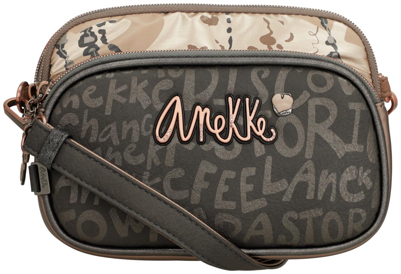 Crossbody bag Anekke Real Intentions Metallic glänzend anthrazit gold