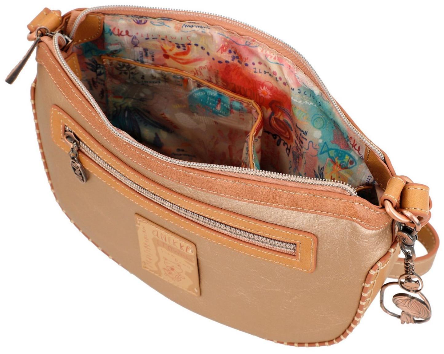 Crossbodybag Damen Mediterranean Bunt Anekke Perlen Glanzstickerei