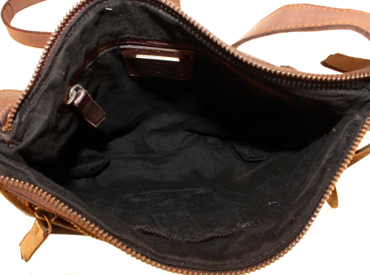 Crossbodytasche Hazel olivgrün Harbour2nd Vintage Leder