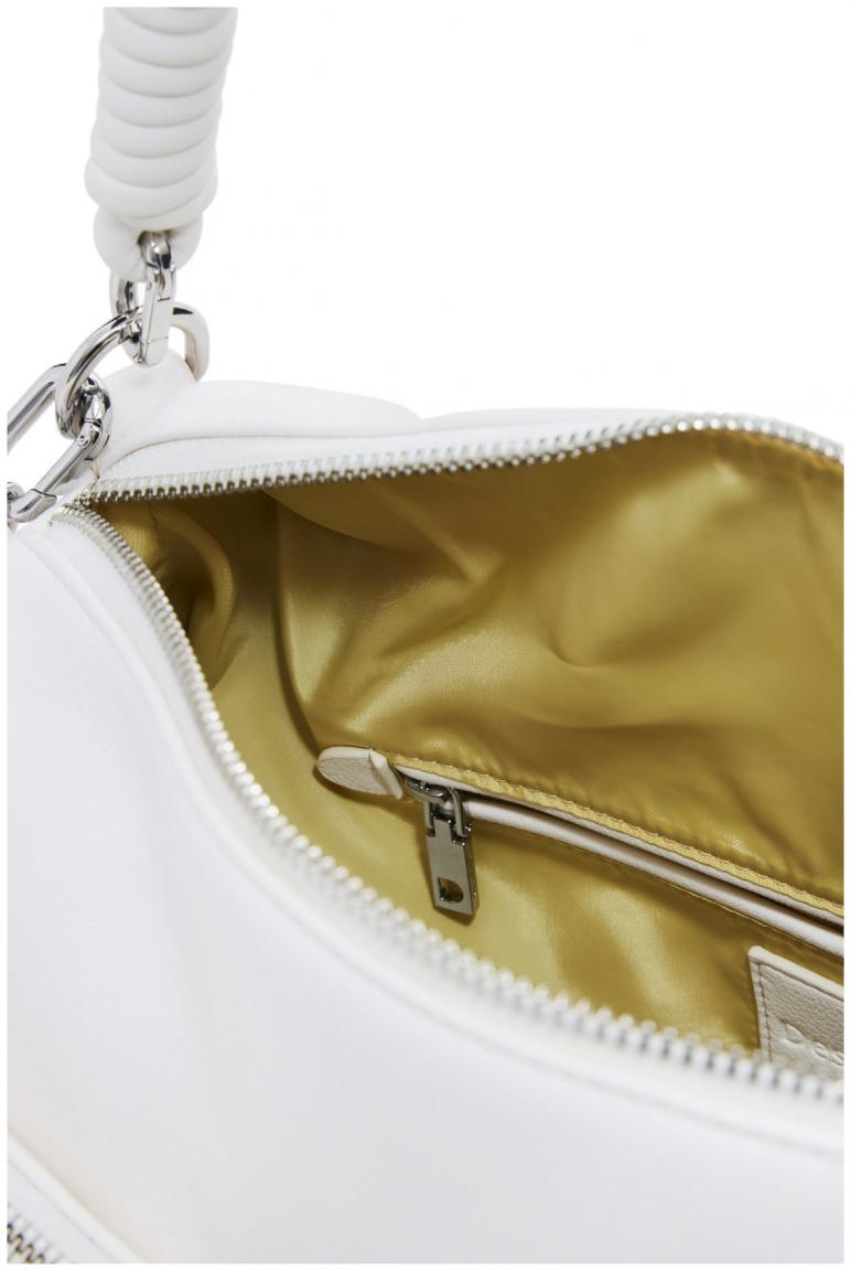 Crossover Bag Desigual Ecru Prägung Half Habana