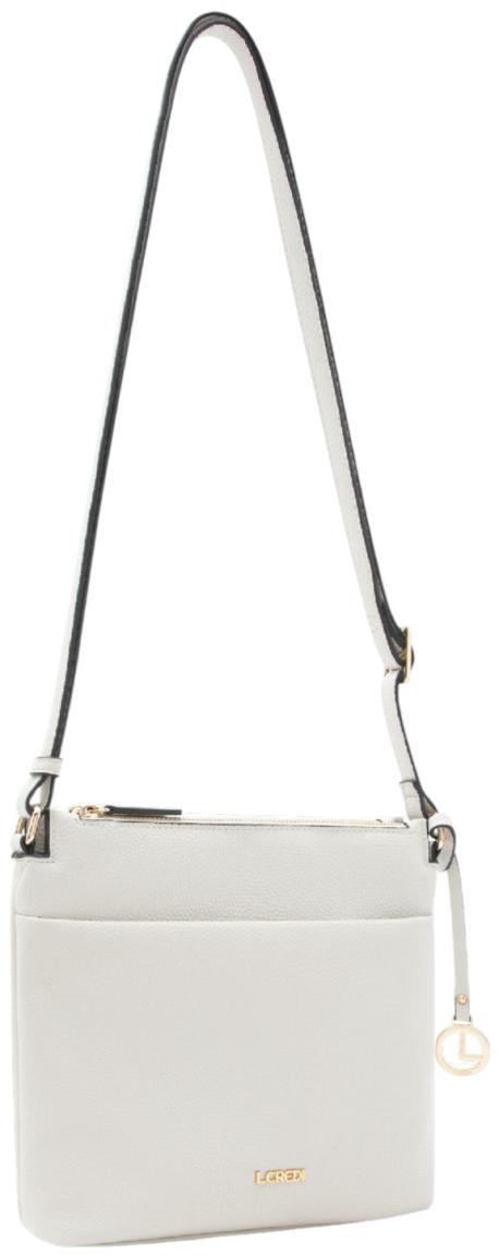 Crossover Bag schmal L.Credi hellgrau Ella vegan