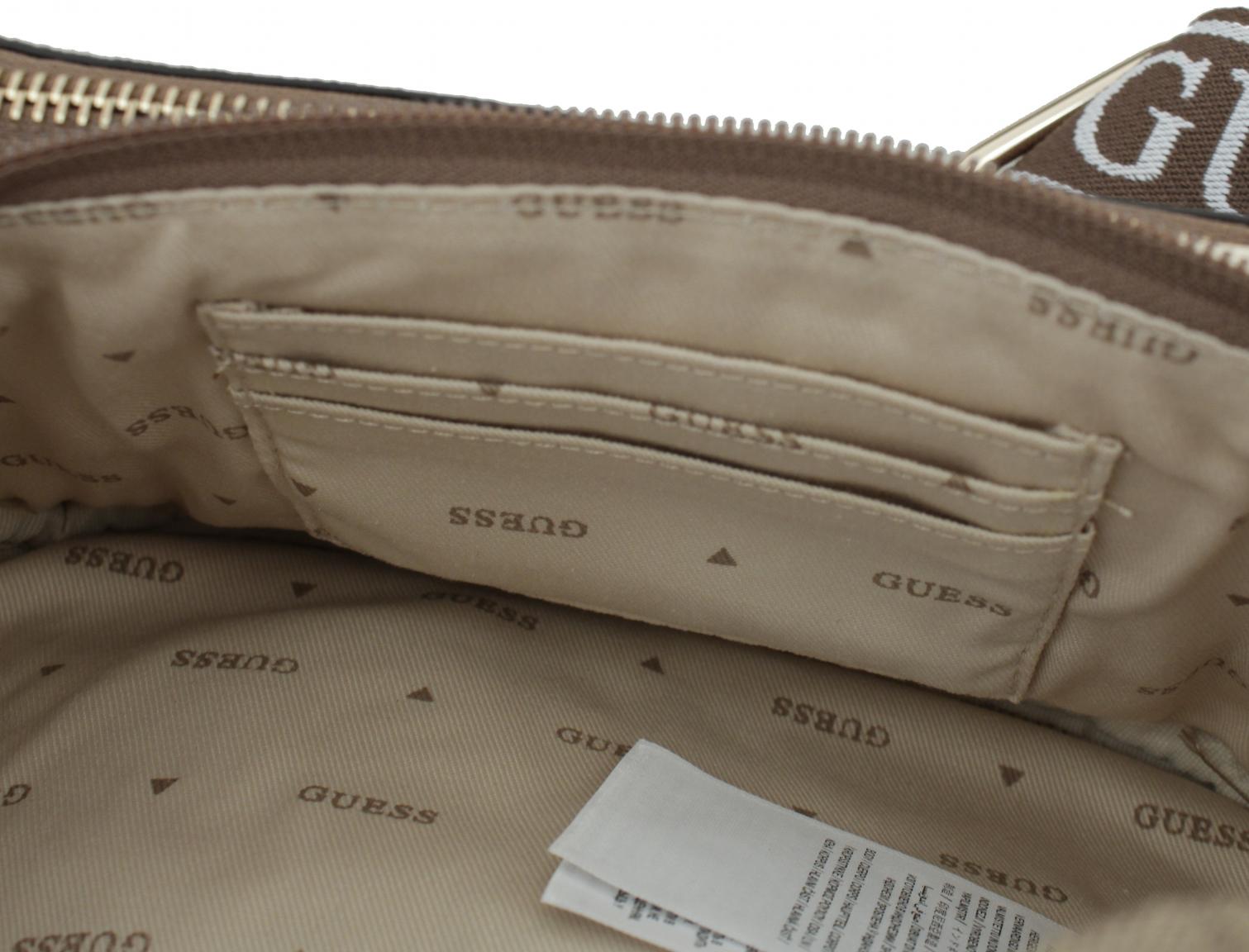Crossover Tasche Hüftbag Guess Power Play Mini Rosa Rosewood Logo