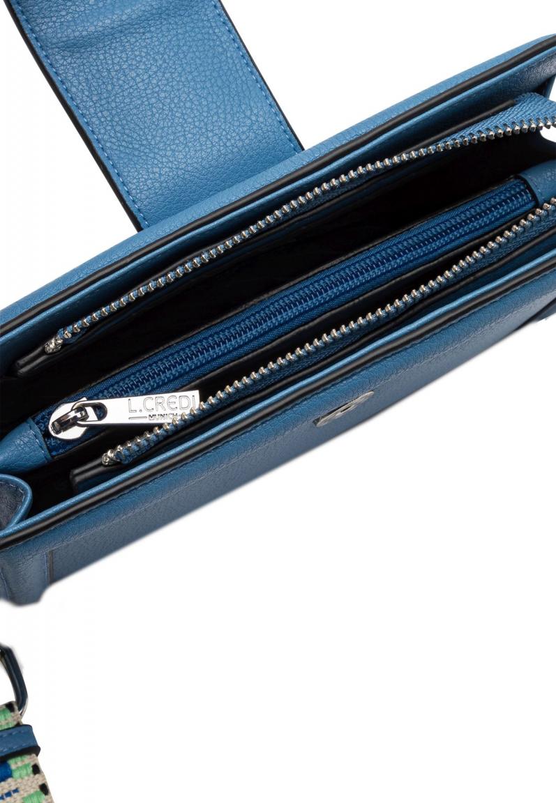 Crossover Tasche Mirja L.Credi Jeansblue sportiv 