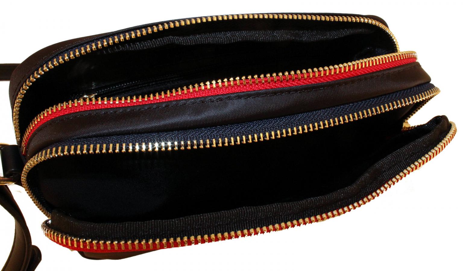 Crossover Tasche Tommy Hilfiger Poppy Black schwarz Rautenmuster