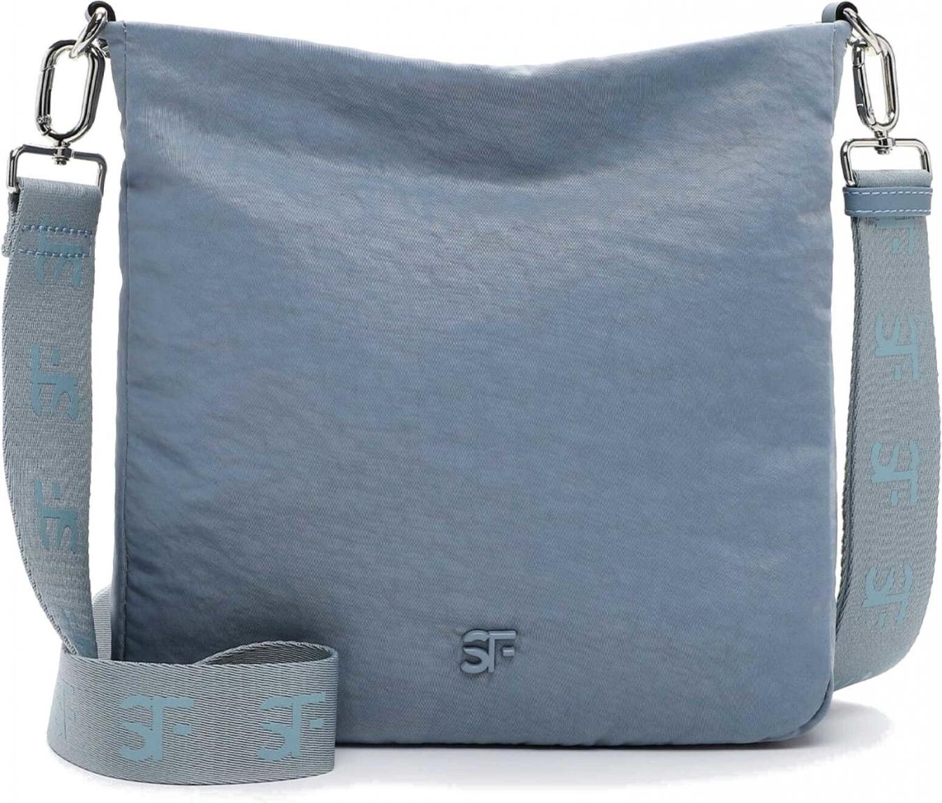 Crossovertasche Abby Suri Frey Denim schimmerndes Nylon nachhaltig
