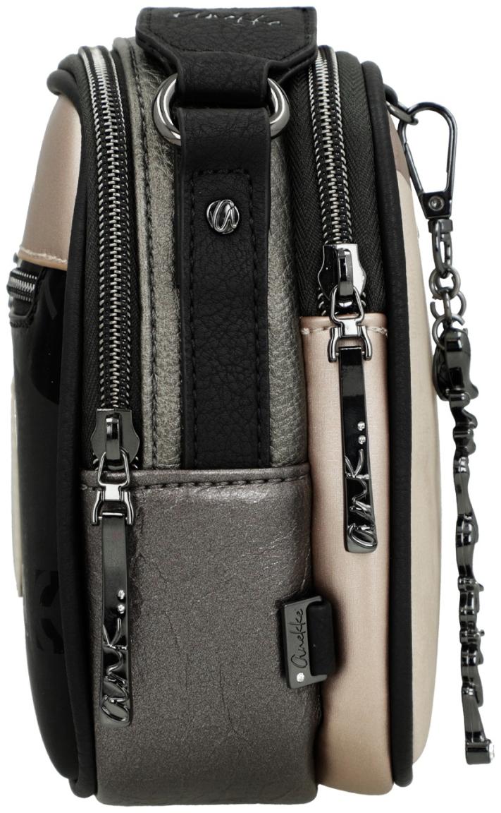 Crossovertasche Anekke Khroma metallic zwei Hauptfächer