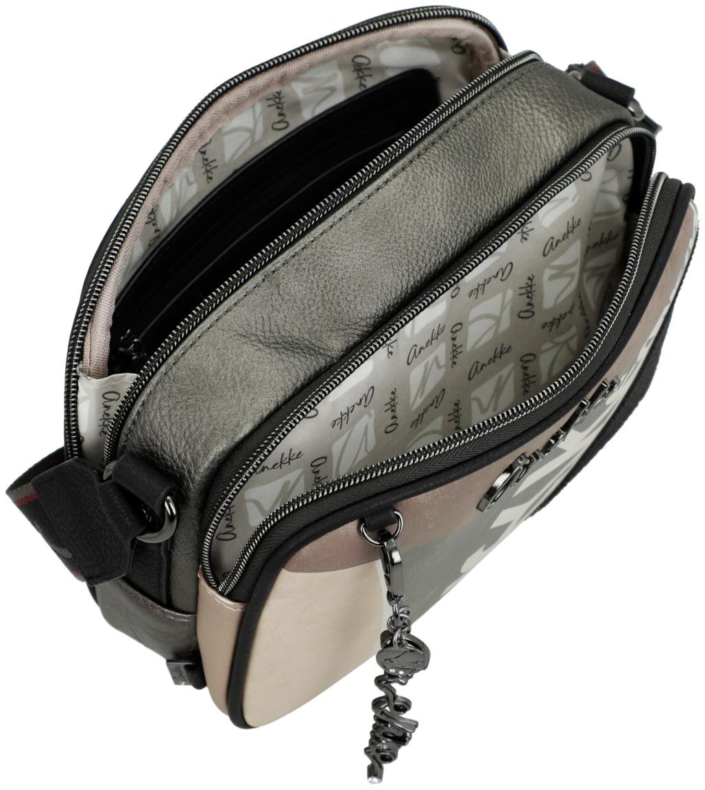 Crossovertasche Anekke Khroma metallic zwei Hauptfächer