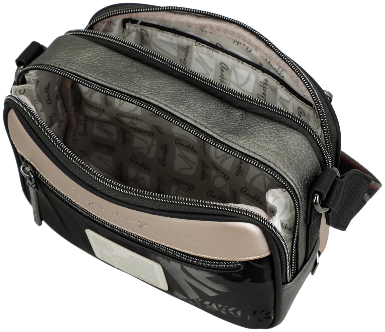 Crossovertasche Anekke Khroma metallic zwei Hauptfächer
