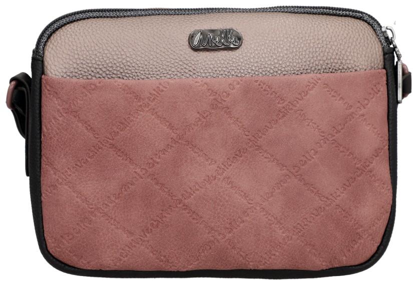 Crossovertasche Anekke Mademoiselle Parisian schwarz altrosa