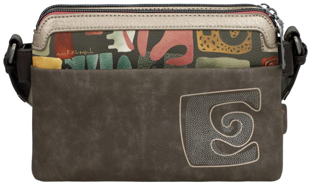 Crossovertasche Anekke Muse Beige bestickt Griechenland