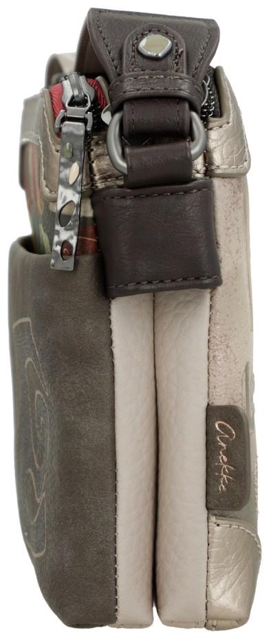 Crossovertasche Anekke Muse Beige bestickt Griechenland