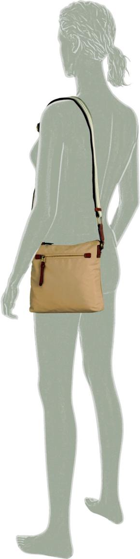 Crossovertasche Damen im Safarilook Bari Beige Camel Active