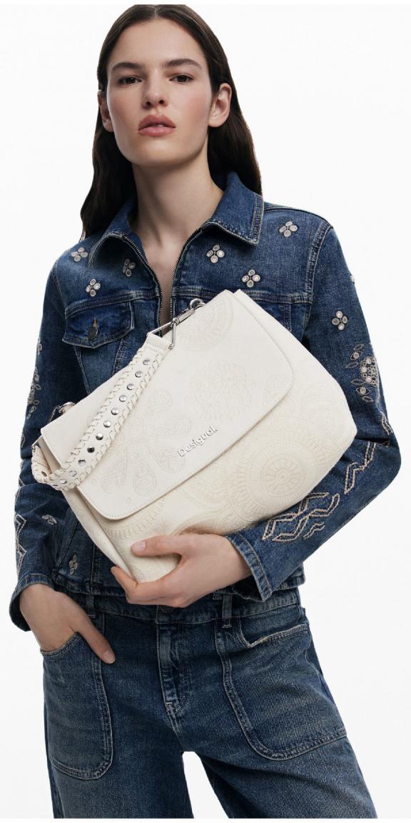 Crossovertasche Desigual beige Posadas Crudo Backpack Dejavu