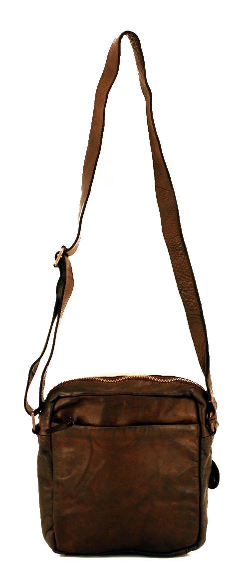 Crossovertasche Harbour 2nd Siw Plain and Studs Grey graubraun